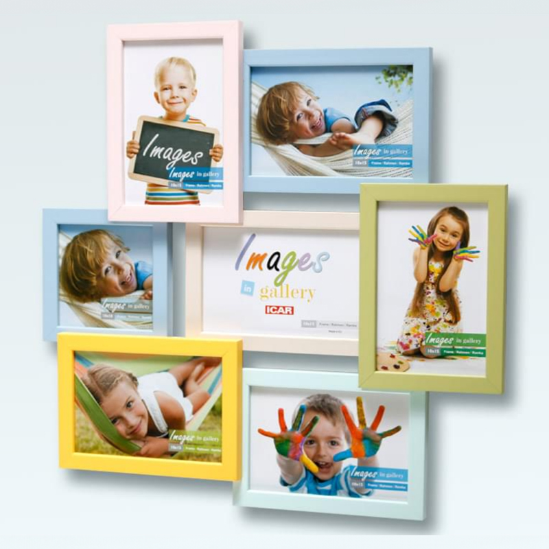 Holzrahmen Galerie MULTI COLOR 72 Farben mischen